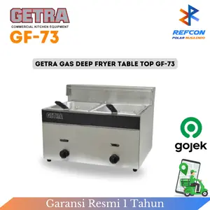 Getra GF 73 2 Tungku Alat Penggorengan 6 Liter