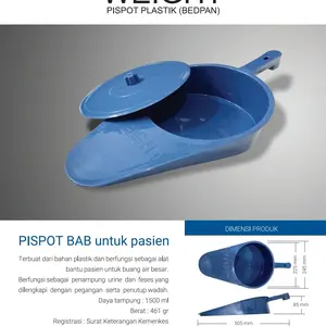 Pispot Sodok Pria Atau Wanita / Pispot Sodok Plastik Portable