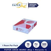 Gambar Copy & Laser Kertas F4 75gr Copier 1 Rim (500 lembar) Kertas HVS dari PaperOne Indonesia Kota Administrasi Jakarta Timur 3 Tokopedia