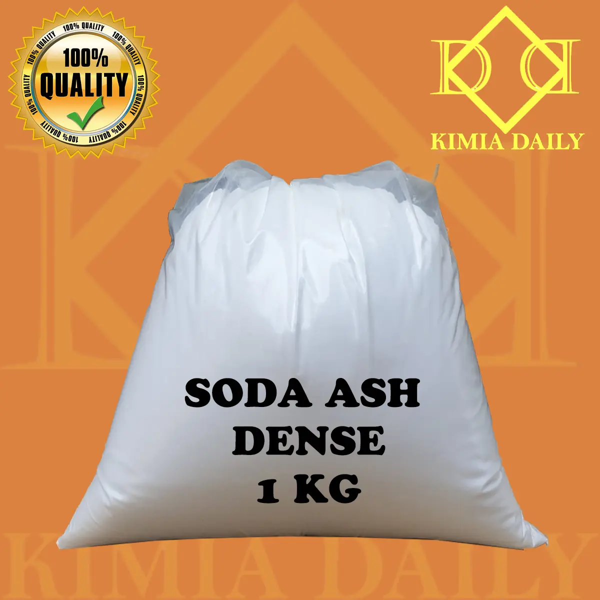 Soda Ash Dense / Abu Soda / Natrium Carbonate Ex Ansac USA - 1 Kg