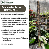 Gambar Workplant - Turus Moss Bisa Disambung Turus Lumut Moss Pole Penyangga Rambatan Tanaman Hias Mudah Disambung Menjaga Kelembaban Lebih Lama - Sambungan Atas dari workplant official Kota Surabaya 3 Tokopedia