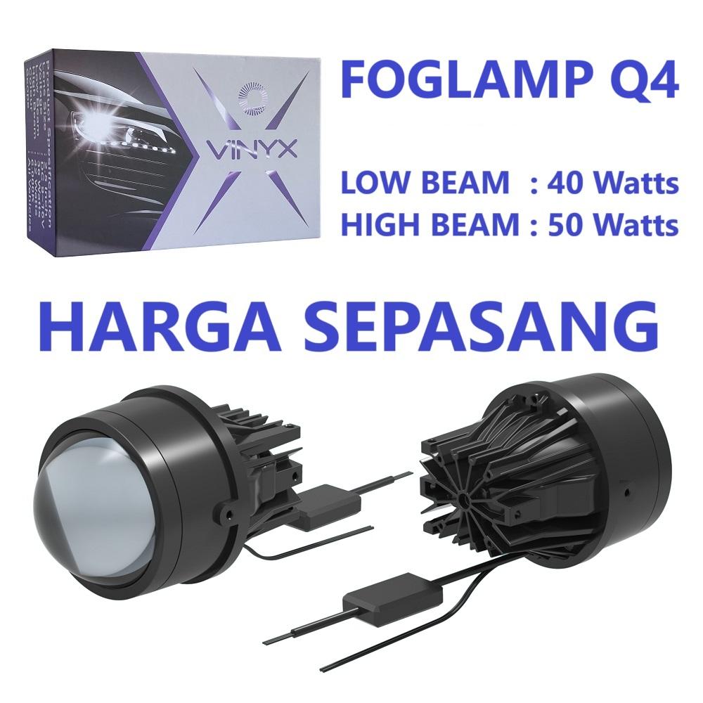 Foglamp Projector Vinyx Q4 Lampu Kabut Mobil LED Projie BiLED 3 Inch Car - Vinyx Q4, Toyota