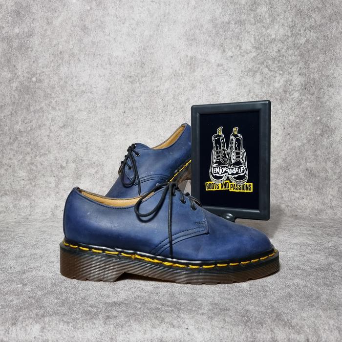 Dr martens 1461 bex cap toe, quilon leather, army sole, England - 45 di  Modoks_new | Tokopedia Dr.Martens/1461 REBEL3/UK4