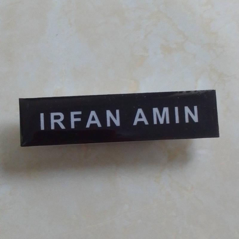 Papan Nama ASN Dada Peniti / Name Tag / ID PNS 1