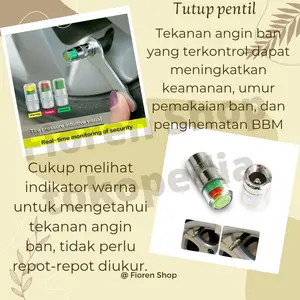 Tutup Pentil Ban Sepeda Motor mobil Indikator Tekanan Angin