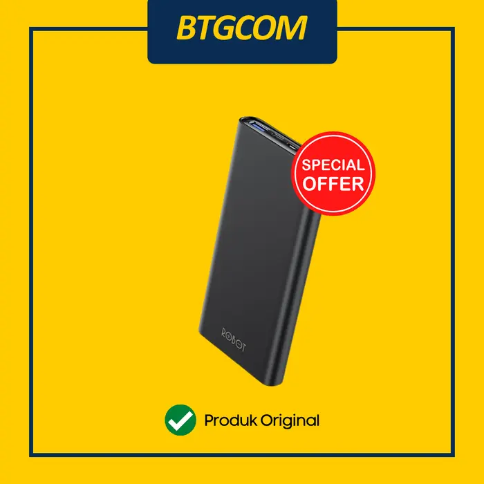 Gambar ROBOT RT11 10000MAH POWERBANK 20W PD QUICK FAST CHARGING dari btgcom Kota Denpasar 5 Tokopedia
