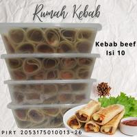 Gambar Kebab Mini Original isi 10 Khusus Gojek/Grab dari Rumah kebab Nisa2 Kota Administrasi Jakarta Timur 5 Tokopedia