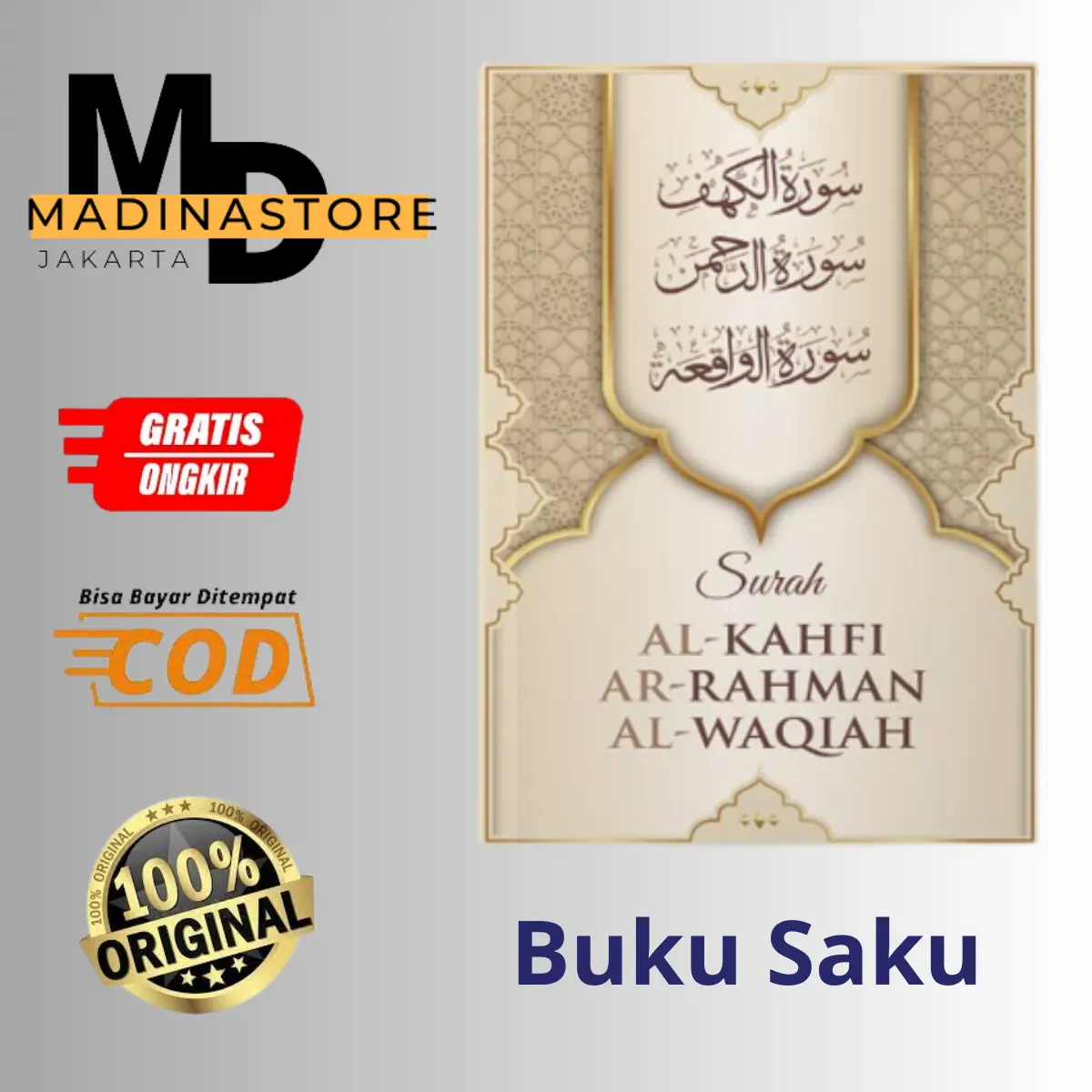 Buku Saku 3 Surat Pilihan (Al-Kahfi; Ar-Rahman; Al-Waqiah)