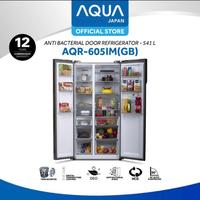 Gambar Kulkas Side by Side 542 Liter Aqua AQR-605IM (GB)  Aqua AQR605IM GB dari Bogor Solution Electronic Kota Bogor 3 Tokopedia