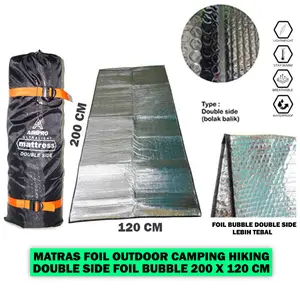 matras alumunium foil double side 50 x 180 cm