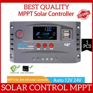 MPPT Solar Panel Charger Controller Panel Surya Cell 40A 30A 20A 10A