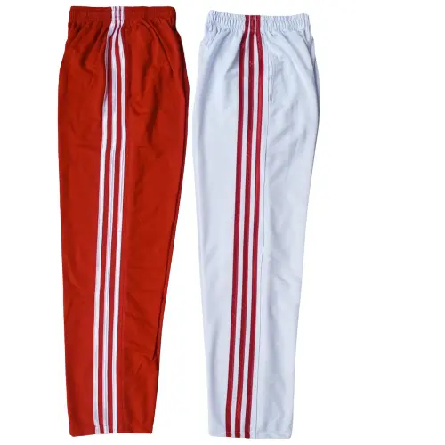Celana Training Panjang Olahraga Merah Dan Putih Ukuran  L XL XXL