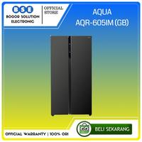 Gambar Kulkas Side by Side 542 Liter Aqua AQR-605IM (GB)  Aqua AQR605IM GB dari Bogor Solution Electronic Kota Bogor 1 Tokopedia
