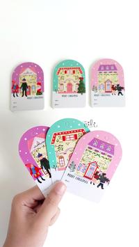 Gambar (HTXMAS050) tag ucapan natal / christmas SNOW HOUSE  (ADA LOBANG) dari i am CiLi Kota Tangerang 4 Tokopedia