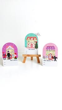 Gambar (HTXMAS050) tag ucapan natal / christmas SNOW HOUSE  (ADA LOBANG) dari i am CiLi Kota Tangerang 1 Tokopedia