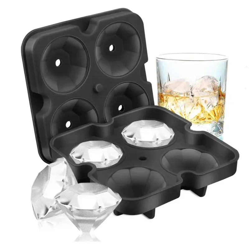 PENCETAK ES BATU KOTAK CUBE ICE MAKER CETAKAN SILICONE BPA FREE UNIK 1