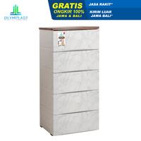 Gambar Olymplast Drawer Cabinet Modern Pattern 5 Susun / ODC 05M PTN - Marble dari Olymplast Kota Surabaya 3 Tokopedia