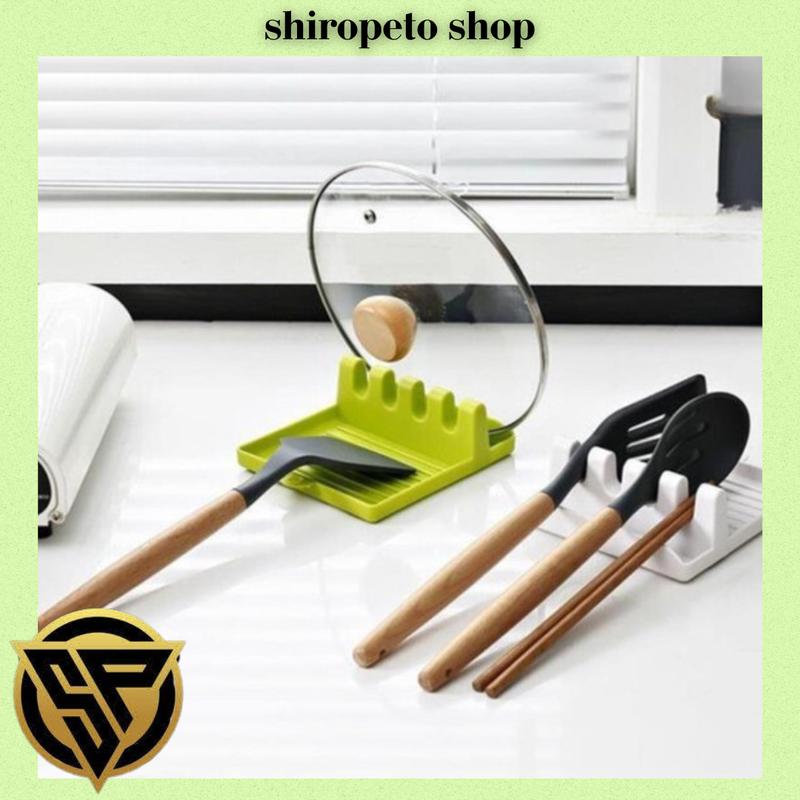 Rak Dapur Tatakan Spatula Tutup Panci Dan Spatula Sendok 0