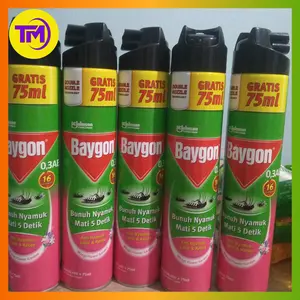 Baygon aerosol 600ml + 75ml Bunuh nyamuk
