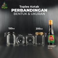 Gambar Toples Sambal 200 ml KOTAK (TANPA FLUG) - Toples Jar Plastik 200ml dari Gudeg Yu Nap Online Kota Bandung 2 Tokopedia