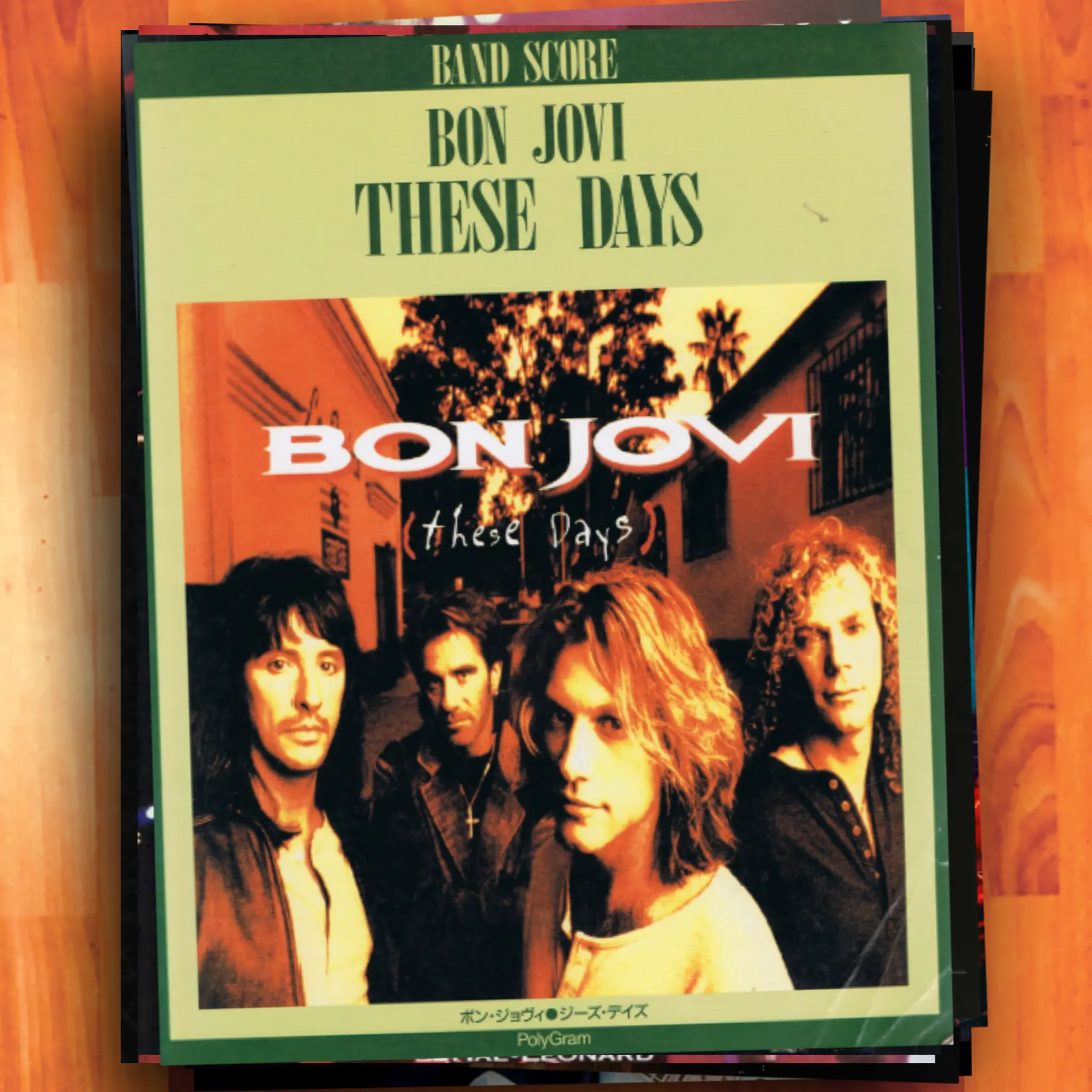 Buku Tablature Gitar Bon Jovi - These Days - Album Bandscore
