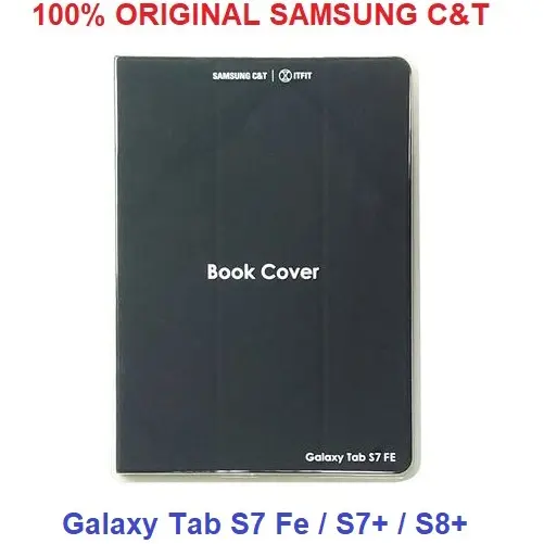 Gambar SAM SUNG CnT Book Cover Galaxy Tab S7 Fe S7+ S8+ Plus Original Cases Casing - Samsung C&T dari Dunia Aksesoris GadGet Kota Administrasi Jakarta Selatan 3 Tokopedia