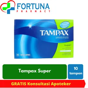 Tampax Super isi 10 tampon