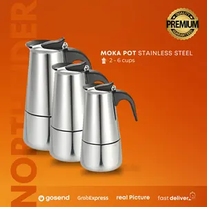 Moka pot Kopi stainless steel coffee espresso maker mokapot