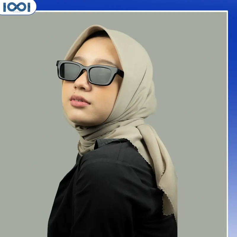 Kacamata Hitam Sunglasses AntiUV400 Frame Kotak Pria Wanita - IOOI 851 1