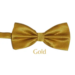 Dasi Kupu Gold / Gold Bowtie Elegance