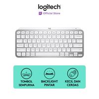 Gambar Logitech MX Keys Mini Wireless Bluetooth Keyboard Illuminated - Graphite dari Click & Go Tokopedia Kota Bandung 3 Tokopedia