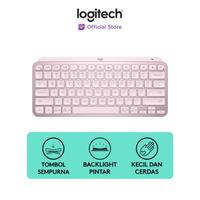 Gambar Logitech MX Keys Mini Wireless Bluetooth Keyboard Illuminated - Graphite dari Click & Go Tokopedia Kota Bandung 2 Tokopedia