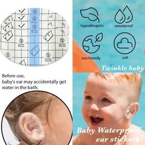 STIKER PENUTUP TELINGA KUPING BAYI BABY WATERPROOF STICKER EAR STICK