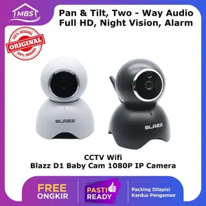 Babycam blazz D1 Smart HD 2Mp 1080p CCTV Wifi IP Camera Murah Full HD