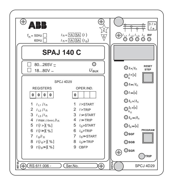 Jual SPAJ 140 C Overcurrent and earth-fault relay - Kota Bekasi ...