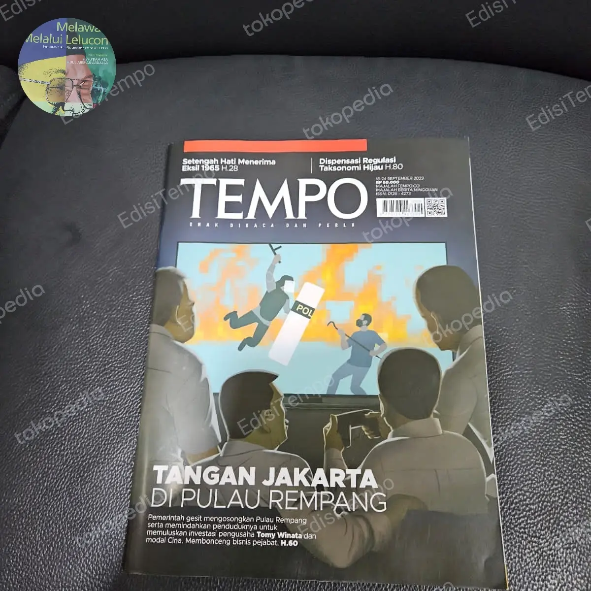 Majalah Tempo Bar Tangan Jakarta Di Pulau Rempang 28-24 September 2023 Psychology Resep