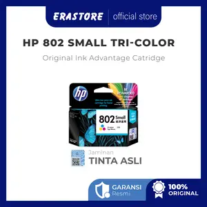 HP 802 Small Tri-color Original Ink Cartridge (CH562ZZ) TRICOLOR