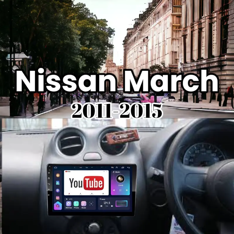 Head unit Android utk NISSAN March 2010 Paket full PNP Service Car 0