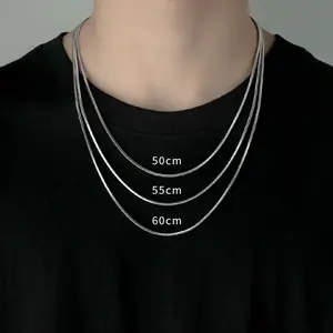 Kalung Titanium Model Sisik Untuk Pria dan Wanita / Kalung Unisex