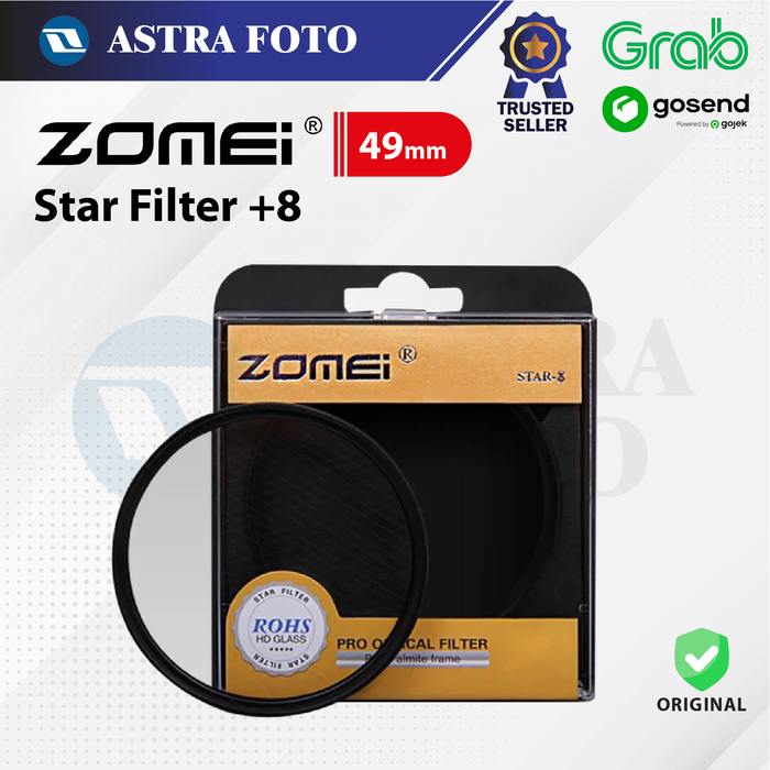 Gambar ZOMEI 49mm Star Filter +8 Points 49 mm dari Astra Foto Kota Administrasi Jakarta Pusat Tokopedia