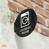Gambar Sign Laundry Akrilik Pop Up + Sticker Putih - INPI HOUSE dari INPI HOUSE Official Kota Bandung 2 Tokopedia
