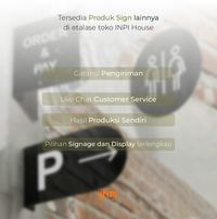 Gambar Sign Minimart Pop Up Akrilik Hitam + Sticker - INPI HOUSE dari INPI HOUSE Official Kota Bandung 5 Tokopedia
