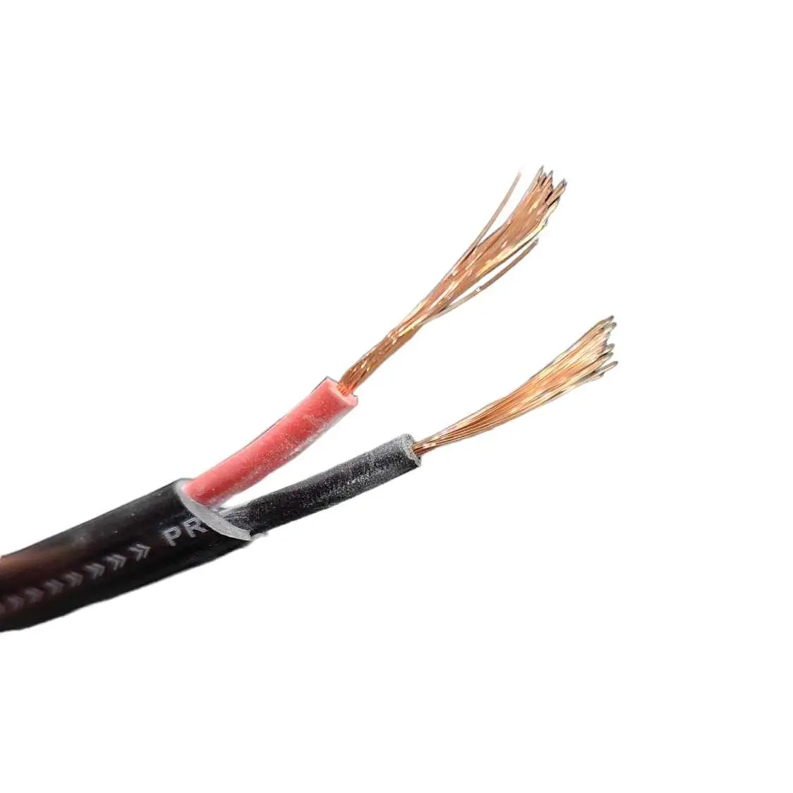 KABEL LISTRIK SERABUT EKONOMIS 2 X 0,75 WARNA KABEL PUTIH / HITAM
