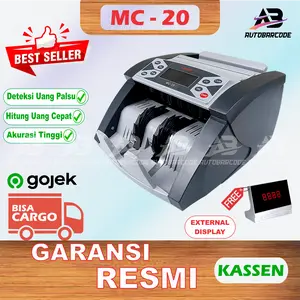 MESIN HITUNG UANG KASSEN MC-20 PENGHITUNG UANG MONEY COUNTER (UV)