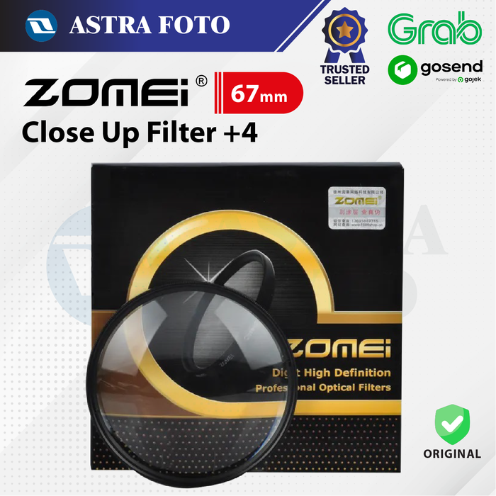 Gambar ZOMEI 67mm Macro Close-Up +4 Lens Filter 67 mm dari Astra Foto Kota Administrasi Jakarta Pusat Tokopedia