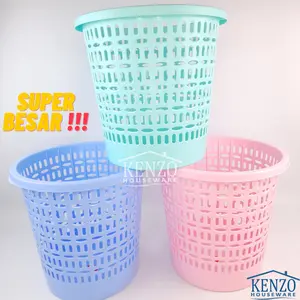 Tempat Keranjang Sampah Bulat ALEXISH REDHOUSE TABITHA Plastik Kecil Besar Kamar Dapur AWET KUAT