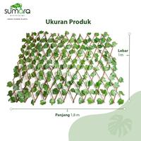 Gambar Pagar Silang Daun plastik type Anggur Tanaman sintetis ini sangat cocok untuk dekorasi hiasan pagar dari Toko Rumput Sumara Kota Administrasi Jakarta Barat 3 Tokopedia