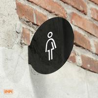 Gambar Sign Toilet Wanita Akrilik Pop Up Hitam Sticker Putih - INPI HOUSE dari INPI HOUSE Official Kota Bandung 2 Tokopedia