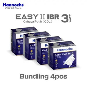 Hannochs Lampu Downlight LED EASY II 3W IBR isi 4pcs Cahaya Putih