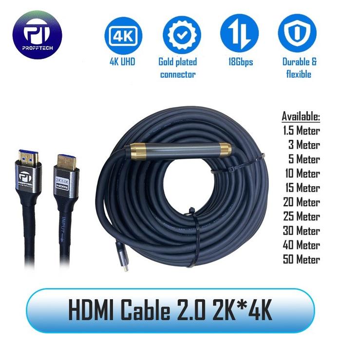 Jual Kabel HDMI 30M high speed With Ethernet + Ic Penguat Support 4K 2K ...